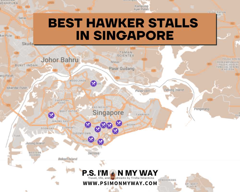 singapore hawker stalls map