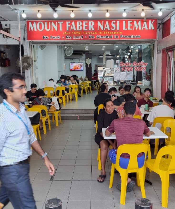 nasi lemak in singapore