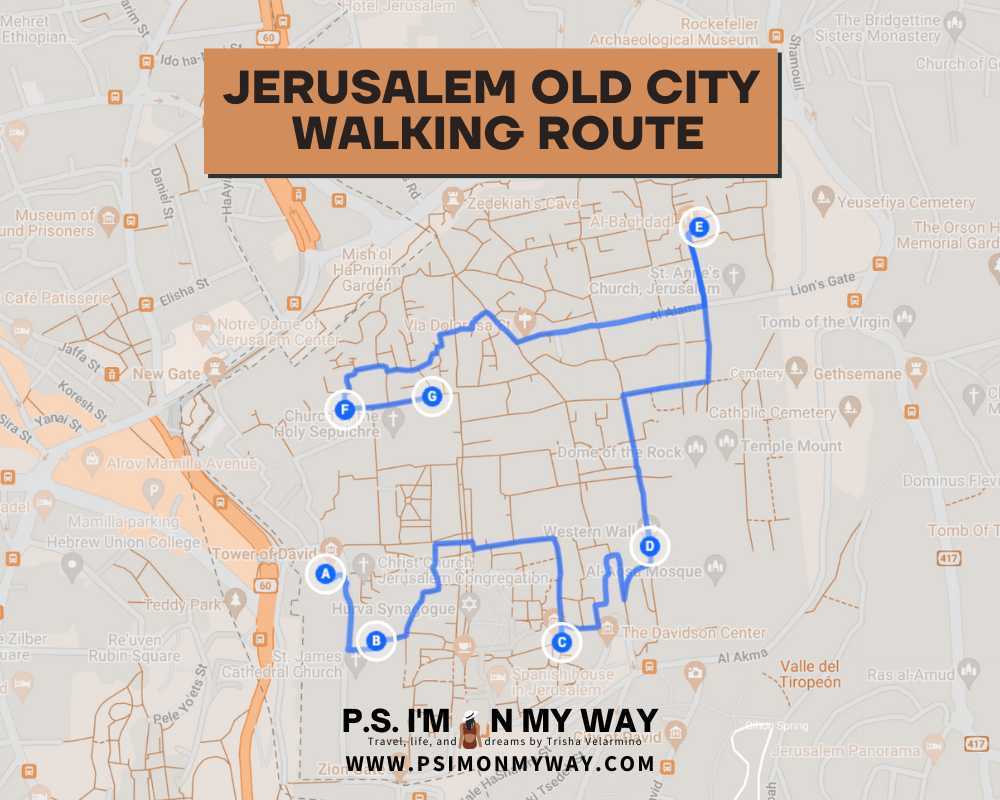 jerusalem itinerary