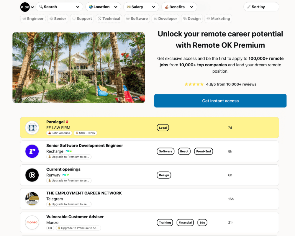 Remote jobs for digital nomads