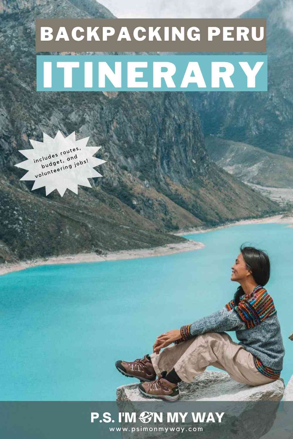 backpacking peru itinerary