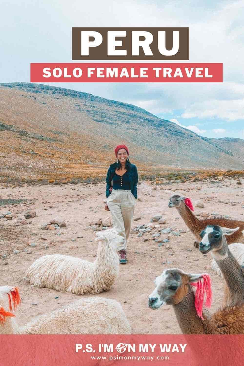 Solo female travel in Peru