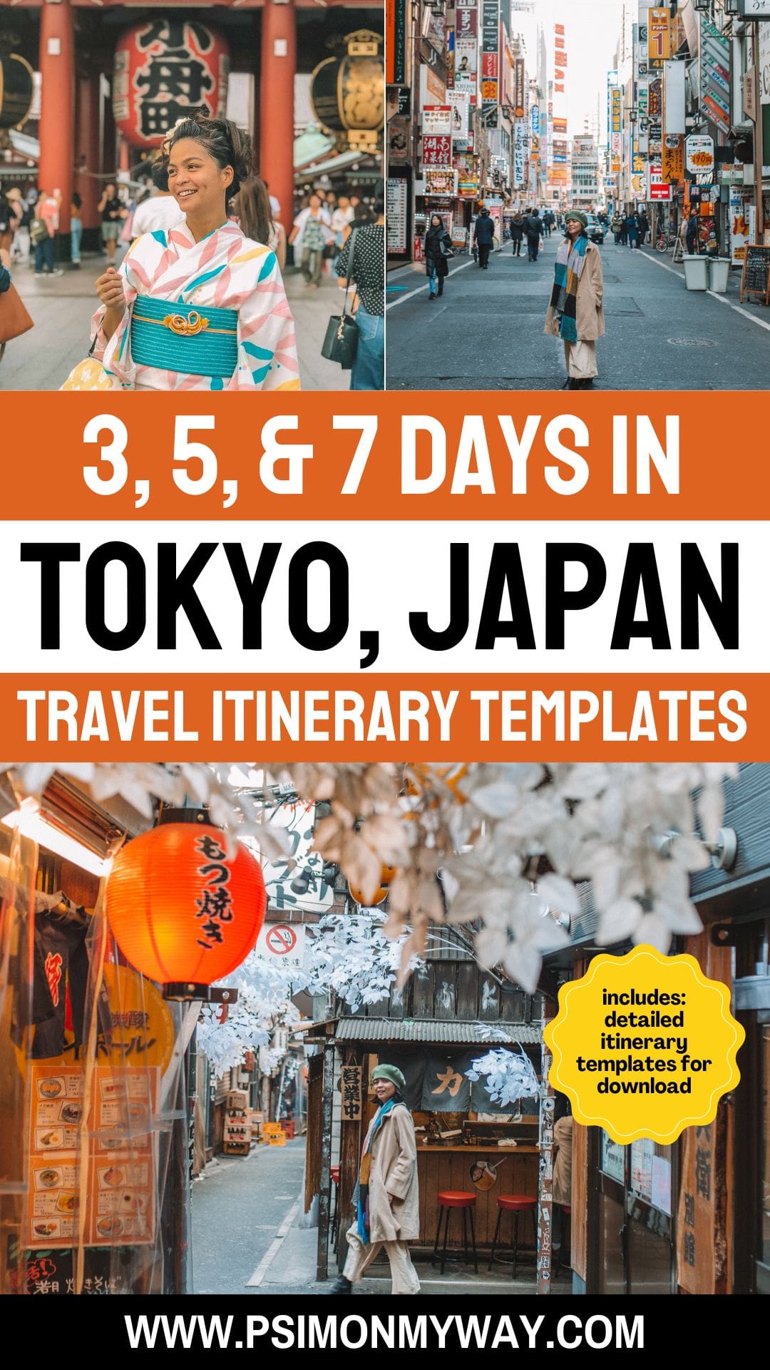 tokyo itinerary