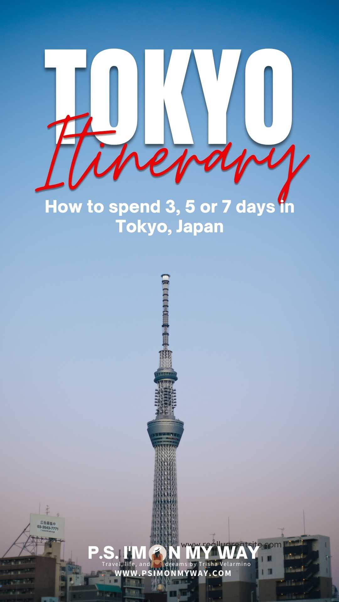 tokyo itinerary